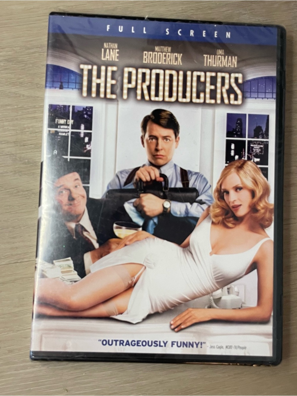 The Producers (2006) DVD - starring Nathan Lane, Uma Thurman, & Mathew Broderick